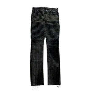 RtA Pinstripe Jeans in Black